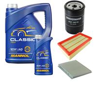 DENCKERMANN Controllo Set MANNOL Classic 10W-40 6L Per Fiat Stilo 1.6 16V
