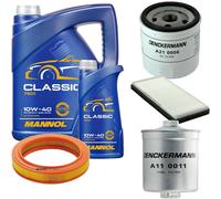 DENCKERMANN Controllo Set MANNOL Classic 10W-40 6L Per Ford Fiesta III 1.1