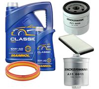 DENCKERMANN Controllo Set MANNOL Classic 10W-40 6L Per Ford Fiesta III 1.4