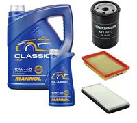 DENCKERMANN Controllo Set MANNOL Classic 10W-40 6L Per Ford Fiesta Kasten