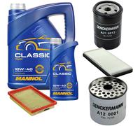DENCKERMANN Controllo Set MANNOL Classic 10W-40 6L Per Ford Fiesta Kasten