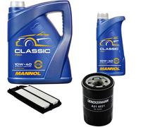 DENCKERMANN Controllo Set MANNOL Classic 10W-40 6L Per Honda Accord VII 2.0