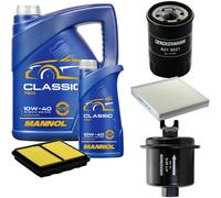 DENCKERMANN Controllo Set MANNOL Classic 10W-40 6L Per Honda Civic VI