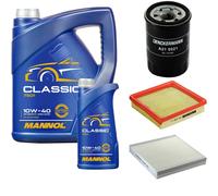 DENCKERMANN Controllo Set MANNOL Classic 10W-40 6L Per Honda Civic VI