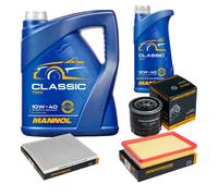 DENCKERMANN Controllo Set MANNOL Classic 10W-40 6L Per KIA Cerato 1.6 2.0