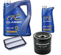 DENCKERMANN Controllo Set MANNOL Classic 10W-40 6L Per KIA Cerato 1.6