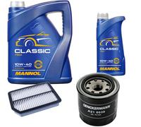DENCKERMANN Controllo Set MANNOL Classic 10W-40 6L Per KIA Cerato 1.6