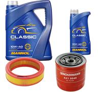 DENCKERMANN Controllo Set MANNOL Classic 10W-40 6L Per Lada 1200-1600 Nova