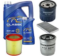 DENCKERMANN Controllo Set MANNOL Classic 10W-40 6L Per Lancia Lybra SW 2.4