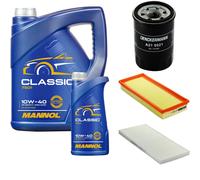 DENCKERMANN Controllo Set MANNOL Classic 10W-40 6L Per Lancia Y 1.2 16V
