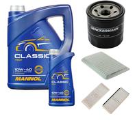 DENCKERMANN Controllo Set MANNOL Classic 10W-40 6L Per Mazda 2 1.3