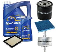 DENCKERMANN Controllo Set MANNOL Classic 10W-40 6L Per Mazda 2 1.4 1.25