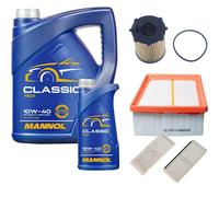 DENCKERMANN Controllo Set MANNOL Classic 10W-40 6L Per Mazda 2 1.6 MZ-CD
