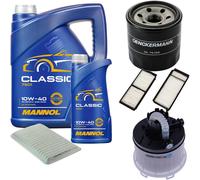 DENCKERMANN Controllo Set MANNOL Classic 10W-40 6L Per Mazda 3 1.6 1.4