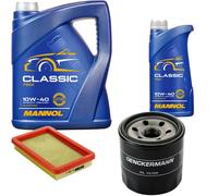 DENCKERMANN Controllo Set MANNOL Classic 10W-40 6L Per Mazda 323 F VI 1.6