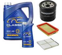 DENCKERMANN Controllo Set MANNOL Classic 10W-40 6L Per Mazda 323 F VI 1.6
