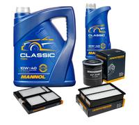 DENCKERMANN Controllo Set MANNOL Classic 10W-40 6L Per Mazda 5 2.0 CD
