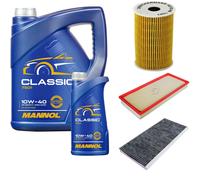 DENCKERMANN Controllo Set MANNOL Classic 10W-40 6L Per Mercedes-Benz A-Klasse