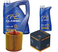 DENCKERMANN Controllo Set MANNOL Classic 10W-40 6L Per Mercedes-Benz C-Class