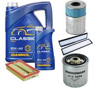 DENCKERMANN Controllo Set MANNOL Classic 10W-40 6L Per Mercedes-Benz E-Klasse