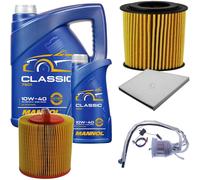 DENCKERMANN Controllo Set MANNOL Classic 10W-40 6L Per Mercedes-Benz E-Klasse