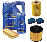 DENCKERMANN Controllo Set MANNOL Classic 10W-40 6L Per Mercedes-Benz E-Klasse