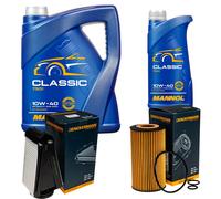 DENCKERMANN Controllo Set MANNOL Classic 10W-40 6L Per Mercedes-Benz GLC 220