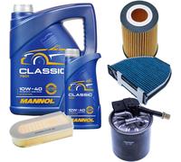 DENCKERMANN Controllo Set MANNOL Classic 10W-40 6L Per Mercedes GLK-Klasse