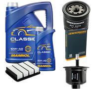 DENCKERMANN Controllo Set MANNOL Classic 10W-40 6L Per Mitsubishi Galant VI