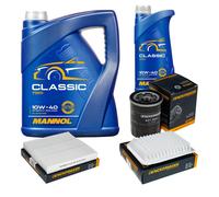 DENCKERMANN Controllo Set MANNOL Classic 10W-40 6L Per Mitsubishi Outlander