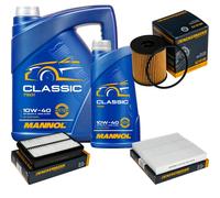 DENCKERMANN Controllo Set MANNOL Classic 10W-40 6L Per Mitsubishi Outlander
