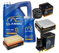 DENCKERMANN Controllo Set MANNOL Classic 10W-40 6L Per Nissan Micra III 1.5