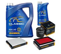 DENCKERMANN Controllo Set MANNOL Classic 10W-40 6L Per Nissan Primera 1.6
