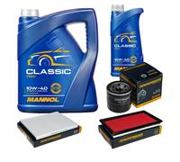 DENCKERMANN Controllo Set MANNOL Classic 10W-40 6L Per Nissan Primera