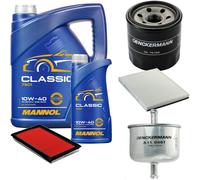 DENCKERMANN Controllo Set MANNOL Classic 10W-40 6L Per Nissan Primera