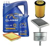 DENCKERMANN Controllo Set MANNOL Classic 10W-40 6L Per Opel Astra G CC 1.2