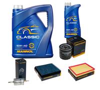DENCKERMANN Controllo Set MANNOL Classic 10W-40 6L Per Opel Astra G CC 1.6