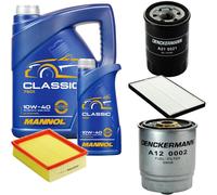DENCKERMANN Controllo Set MANNOL Classic 10W-40 6L Per Opel Combo 1.7 D