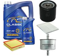 DENCKERMANN Controllo Set MANNOL Classic 10W-40 6L Per Opel Omega B 2.2 16V