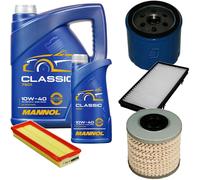 DENCKERMANN Controllo Set MANNOL Classic 10W-40 6L Per Opel Vivaro Kasten
