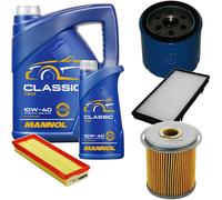 DENCKERMANN Controllo Set MANNOL Classic 10W-40 6L Per Opel Vivaro Kasten