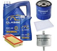 DENCKERMANN Controllo Set MANNOL Classic 10W-40 6L Per Peugeot 407 SW 3.0
