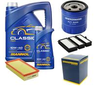 DENCKERMANN Controllo Set MANNOL Classic 10W-40 6L Per Peugeot 806 2.0