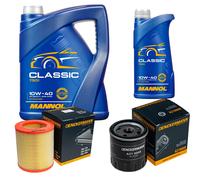 DENCKERMANN Controllo Set MANNOL Classic 10W-40 6L Per Peugeot Boxer Kasten