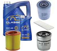 DENCKERMANN Controllo Set MANNOL Classic 10W-40 6L Per Peugeot Boxer Kasten