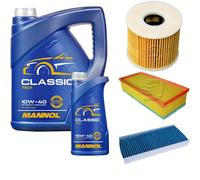 DENCKERMANN Controllo Set MANNOL Classic 10W-40 6L Per Peugeot Expert Kasten