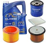 DENCKERMANN Controllo Set MANNOL Classic 10W-40 6L Per Peugeot Partner