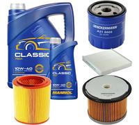 DENCKERMANN Controllo Set MANNOL Classic 10W-40 6L Per Peugeot Partner