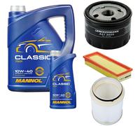 DENCKERMANN Controllo Set MANNOL Classic 10W-40 6L Per Renault Kangoo 1.4