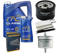 DENCKERMANN Controllo Set MANNOL Classic 10W-40 6L Per Renault Kangoo/Grand
